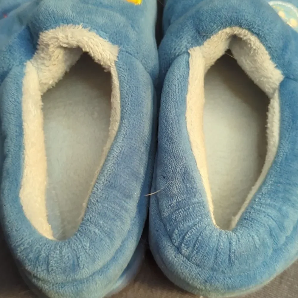 JACKSHIBO Toddler Slippers for Girls Boys Soft Plush Inner Slip-on House Slipper